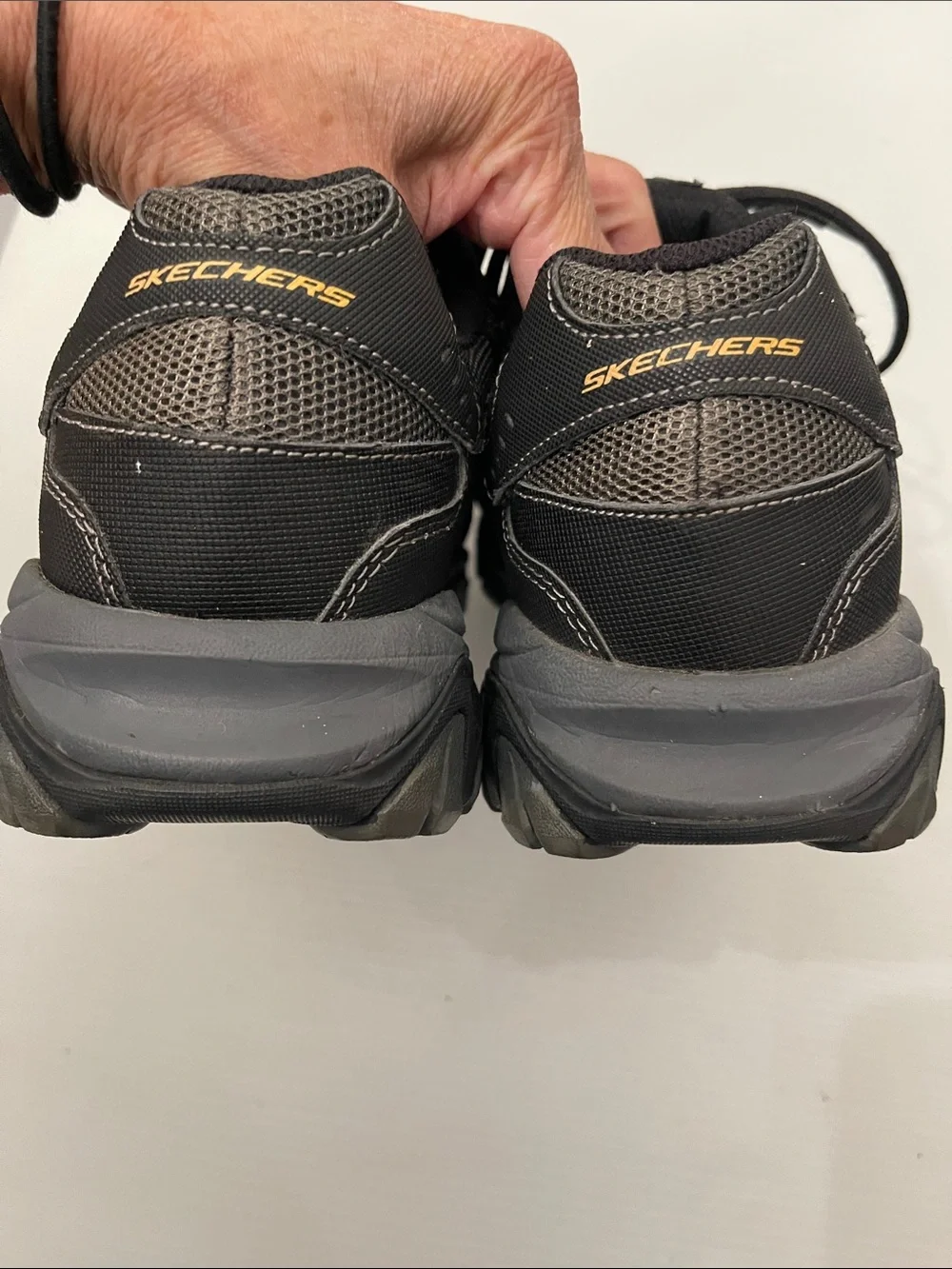 SKECHERS WORK RELAXED FIT CANKTON STEEL TOE ATHLETIC WORK SHOES MENS SIZE 9